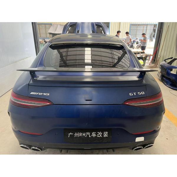 For Mercedes-Benz AMG GT50 GT53 GT63 Carbon Fiber Spoiler AMG GT50 GT53 GT63 Carbon Fiber Top Wing Spoiler Body Kit