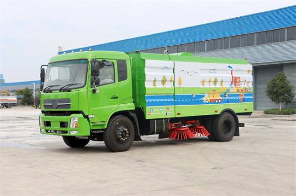 Customized Dongfeng 4X210 CBM Road Street Cleaning Sweeper Truck
