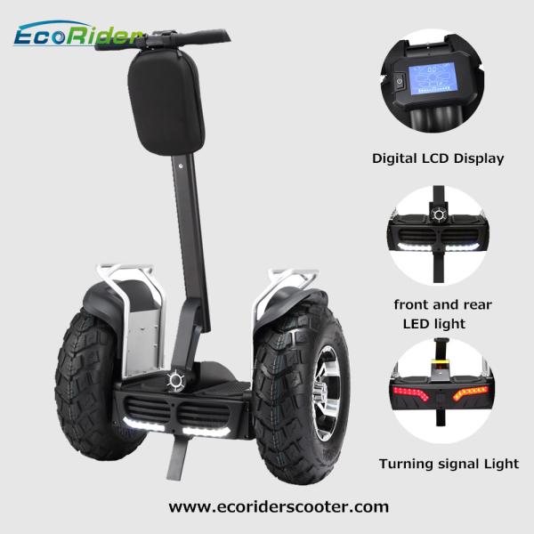 Fat Tire Electric Off Road Scooter Personal Transportation Vehicle With App Function
