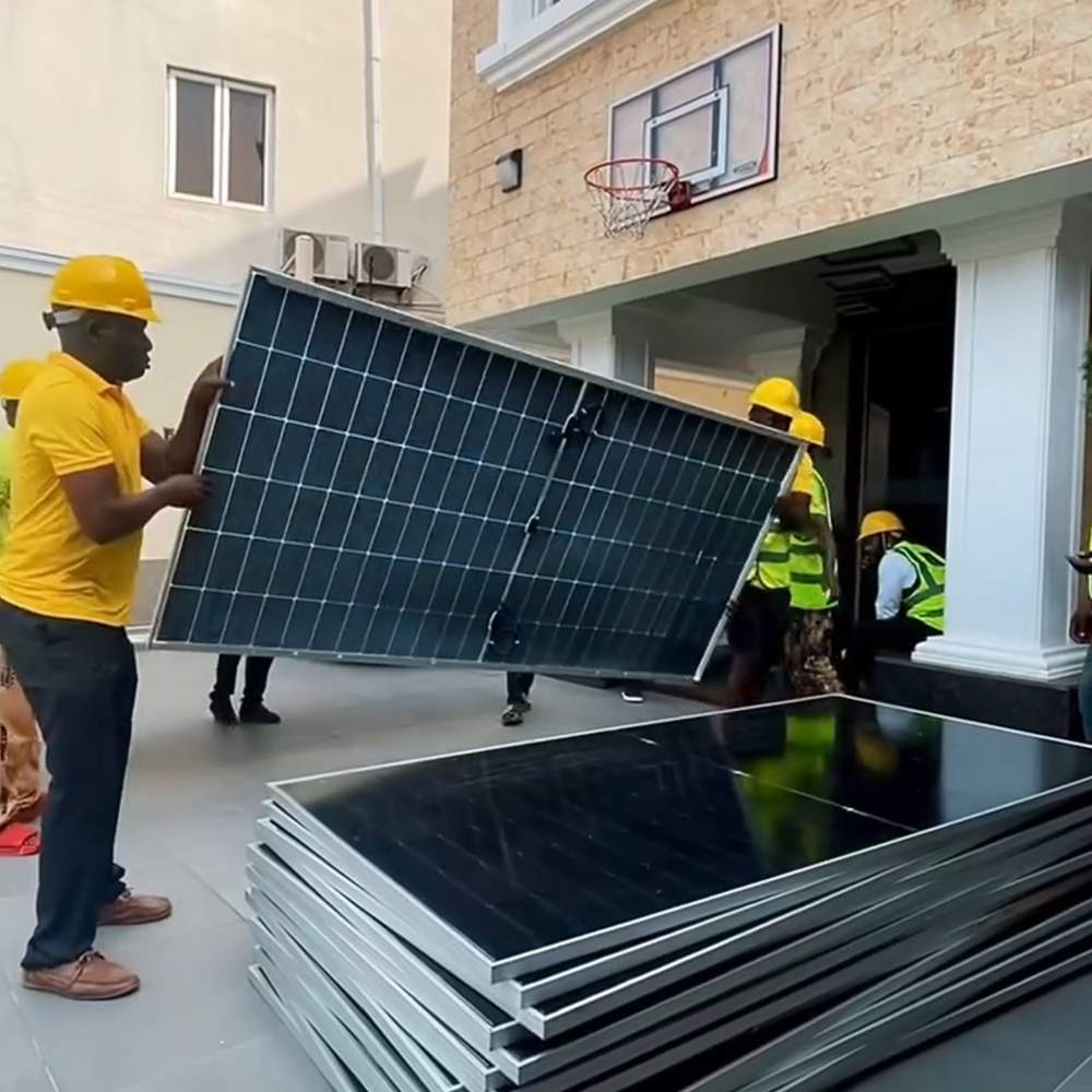 100-260kW Grid-Tied Off-Grid Hybrid Solar System 600W Bifacial PV Panel LiFePO4 Battery 380V 400V 50Hz 60Hz