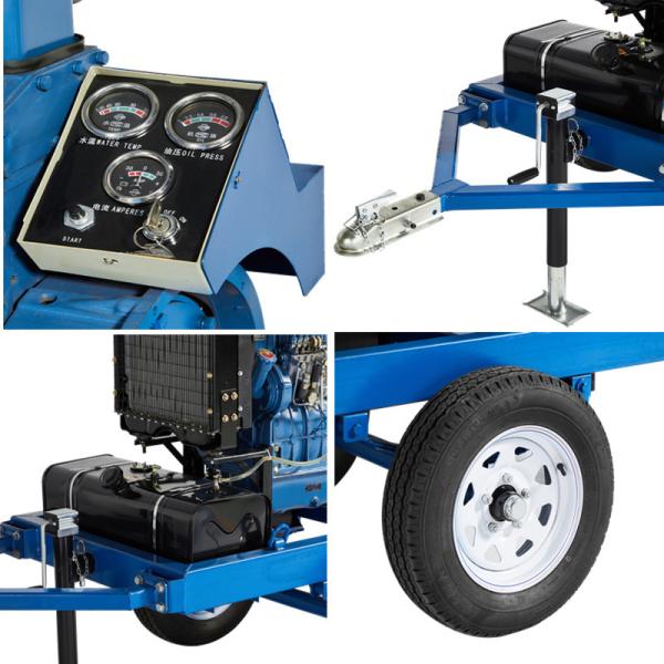 High Suction Water Jet Pump Diesel Engine Pump Set Self Priming Centrifugal Water Pump