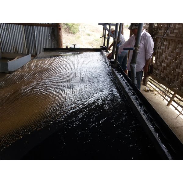 JXS 6-S Fiberglass Shaking Table with 1-1.8tph Capacity and 93% Recovery Rate for Gold Mining Gravity Separation
