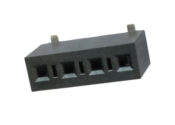 SMT Type Female Pin Header Connector 3.96mm Single Row Through Hole Plastic