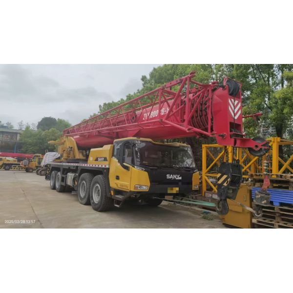 Excellent Value! Near New 2023 SANY STC800C6-8 80 Ton Crane - Low Hours, China VI Emission, Ready to Work