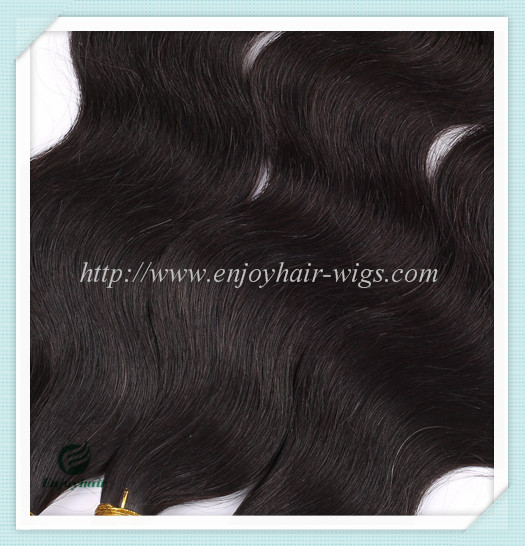Malaysian 5A virgin hair body wave weft natural color(can be dye) 10''-26''hair extension
