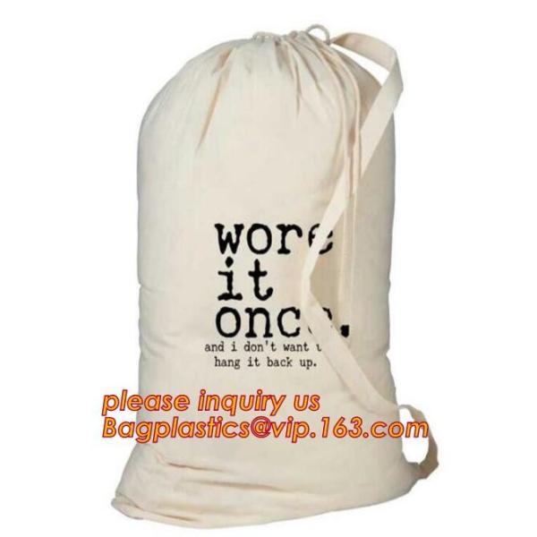 Custom printed nylon canvas biodegradable baby 100% organic cotton laundry bag,large cotton drawstring laundry bag pack