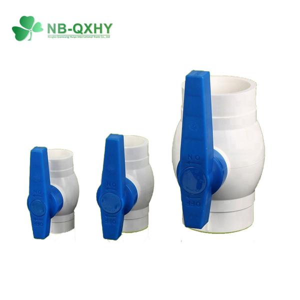 Material Plastic /PVC/CPVC Ball Valve with Pn16 Nominal Pressure and ASTM Standard