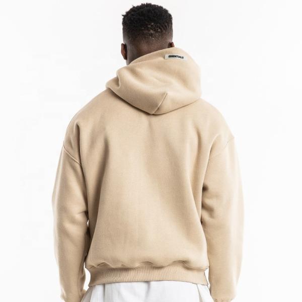 Custom Embroidery Blank Unisex Plain Hoodies 100% Cotton Oversize Sweatshirt