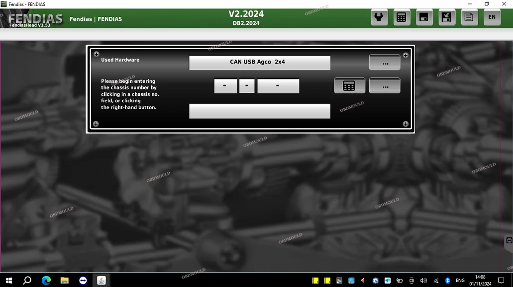New 2025 FENDT Software+FOR AGCO CANBUS FenDias Massey Ferguson for AGCO SISU Power WinEEM4 Service Tools