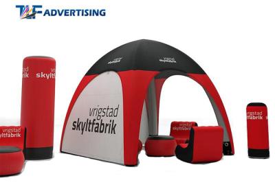 Small Inflatable Advertising Tent , Inflatable Tailgate Tent Commercial Grade Sewing Style