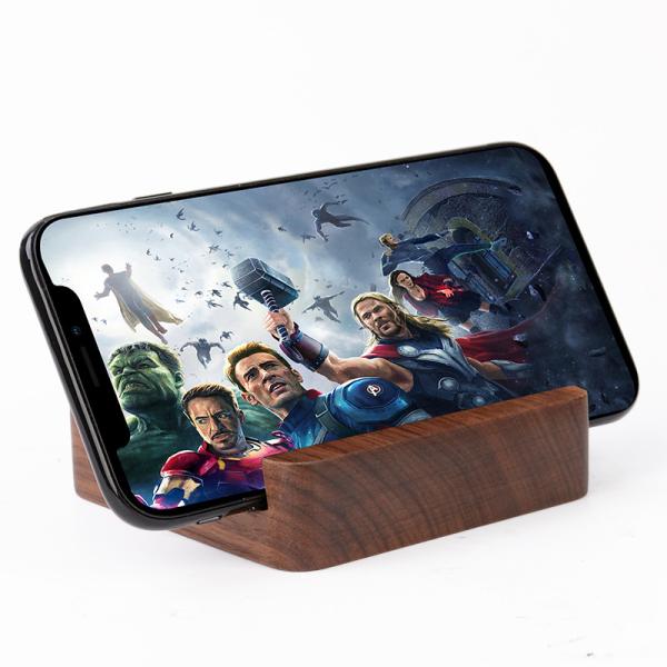 Mini Bamboo Wooden Power Bank , 120g 5200mAh Power Bank Charger