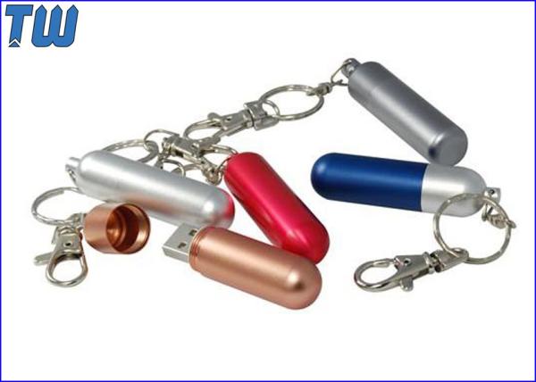 Personalized Branding Full Metal Cool Capsule 128GB Thumbdrive