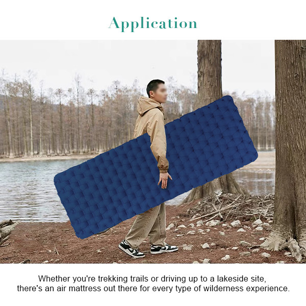 Durable Lightweight Hiking Sleeping Bag 7cm Camping Sleeping Pad For Outdoor Adventures