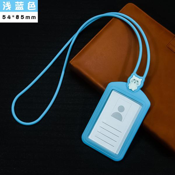 Профессиональный держатель кремниевой карты с ремнем на шее без BPA