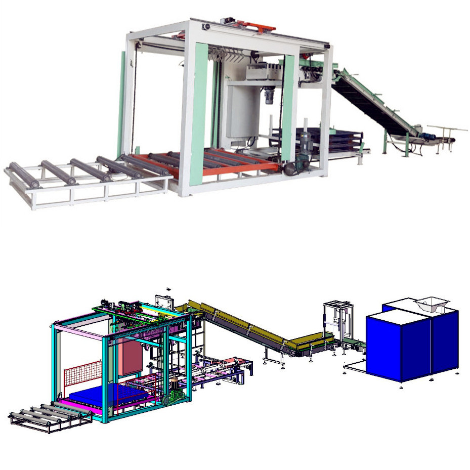 машина 500bags/Hour автоматической сумки источника воздуха 0.5mpa 0.7mpa Palletizing