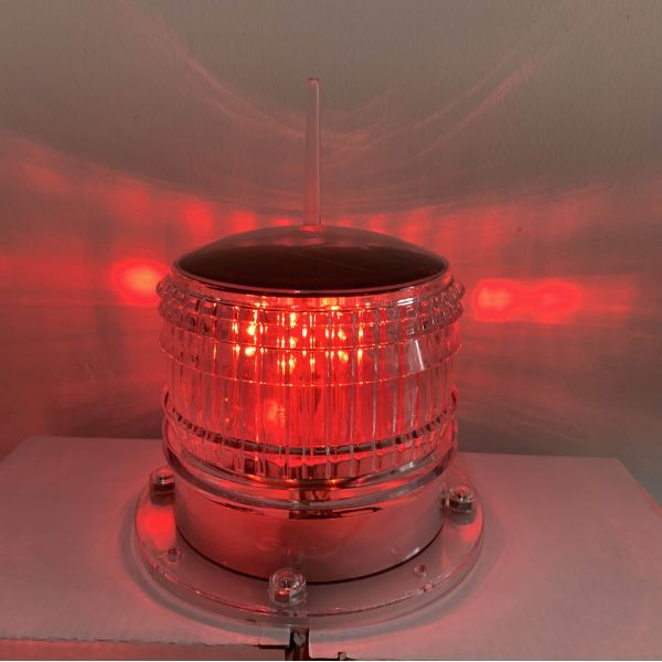 Road Safety Solar Led Boat Navigation Light Solar Marine Navigation Warning Light Beacon Light