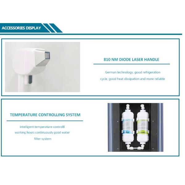 810 nm Diode Laser Hair Removal Machine Commercial Grade Micro Channel Type OEM / ODM