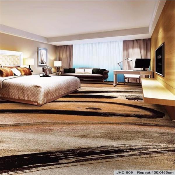 Chinese ink painting printed design nylon carpet for hotel room