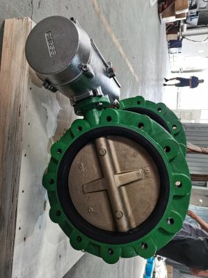 Certificado pneumático pneumático do ABS do Seawater de Marine Service da válvula de borboleta SS316 para o uso do shipside
