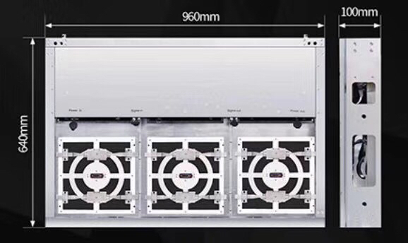 Pantalla de publicidad LED exterior Slim P5 con gabinete de aluminio de peso ligero