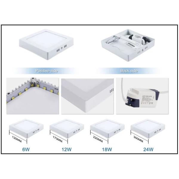 Ceiling Led Slim Panel Light 18w 175mm 120 Degree Beam Angle For Exhibition