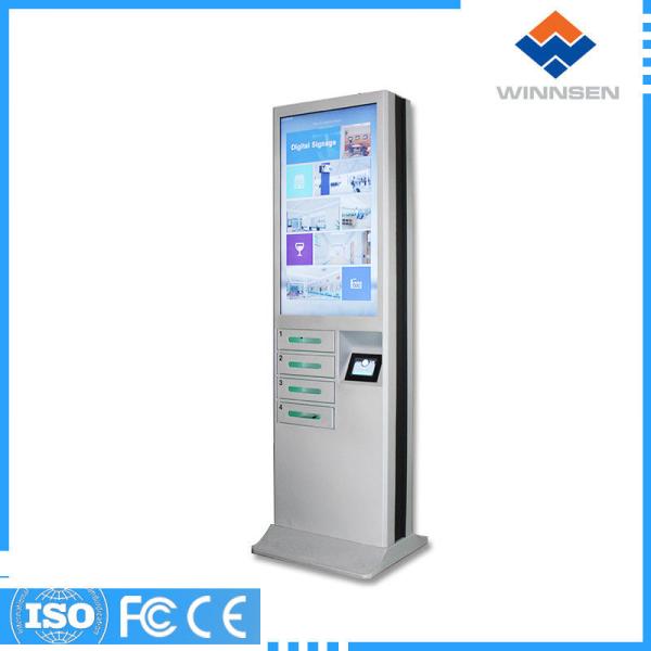 Белизна реклама публики зарядной станции мобильного телефона 43 дюймов всеобщая