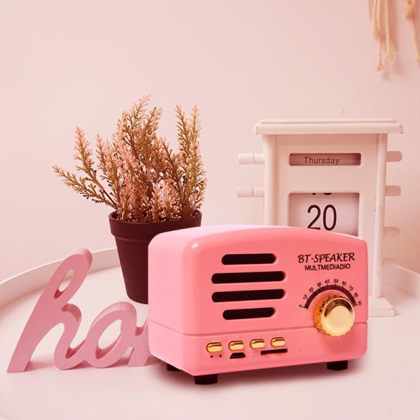 RetroMini Speakers Hands Free Portable Wireless Bluetooths speaker GK-BT01
