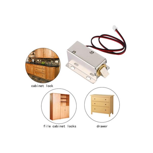 Замок двери шкафа 12V 0.6A мини электромагнитный для ящика, безопасной коробки