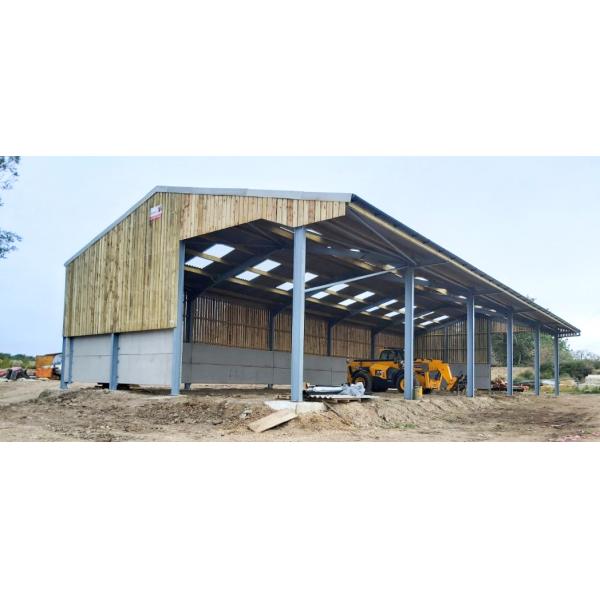 Стальная конструкция Стальная сена Складные здания Хранилище Металлическое здание