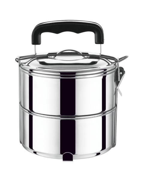 2/3/4  layers with  bakelite handle  lunch box & keep warm food carrier & stainless steel hand pan