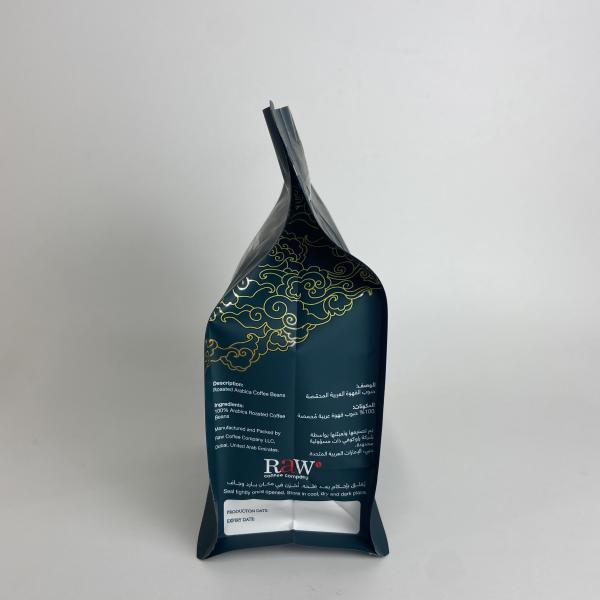 Custom 1kg Mylar Flat Bottom Bag Stand Up Zipper Pouches Reusable For Powder Packaging