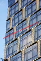 Double Triple Glazed Aluminium Glass Curtain Wall PVDF Surface