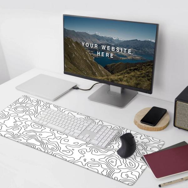 Large Size XXL XXXL Custom Logo Waterproof Computer Keyboard MousePads for Extended Gaming