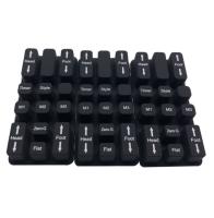 Teclado do interruptor de membrana do silicone de 60 costas A para o trem