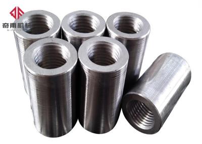 Parallel Threaded Couplers 12-50mm , Threaded Rebar Connectors Hollow Steel