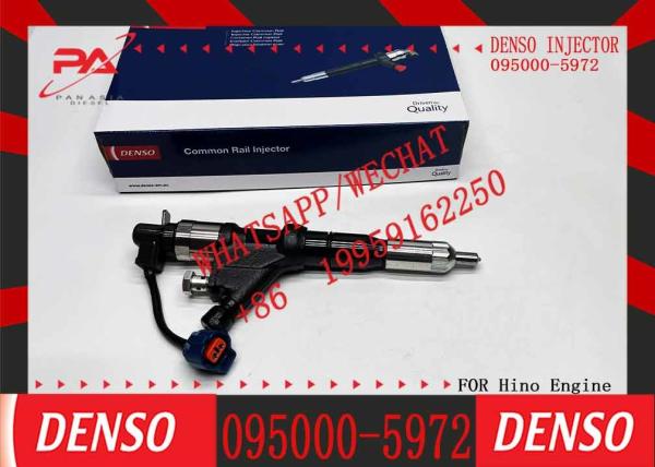 Nuevo motor diesel de fábrica de origen Inyector de tren común de combustible 095000-5972 23910-1380 23670-E0360 Para HINO E13C