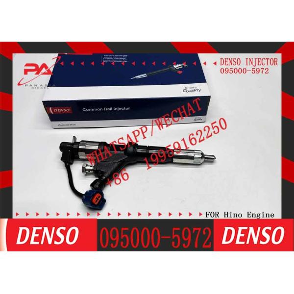 Nuevo motor diesel de fábrica de origen Inyector de tren común de combustible 095000-5972 23910-1380 23670-E0360 Para HINO E13C