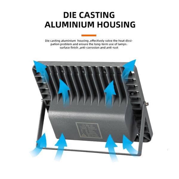 На открытом воздухе свет потока СИД солнечный | Склад освещая наивысшую мощность IP65 | свет стены Плашк-бросания алюминиевый | Соответствующий для courtya