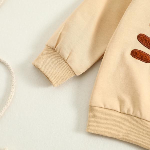 Boys And Girls Children'S Long Two Piece Set Sun Embroidered