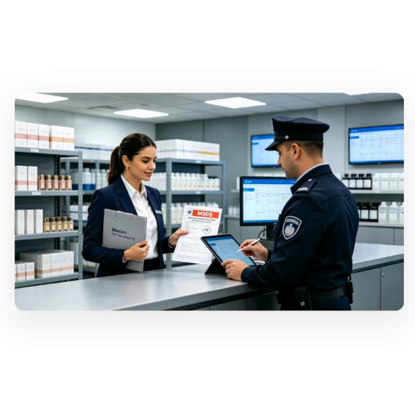 Delivery Duty Paid DDP Sea Shipping to Mexico For Cosmetics / Liquid / Powder / Chemicals
