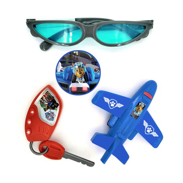 Пластиковые дети забавляются набор с плоской внутренной связью и ключами