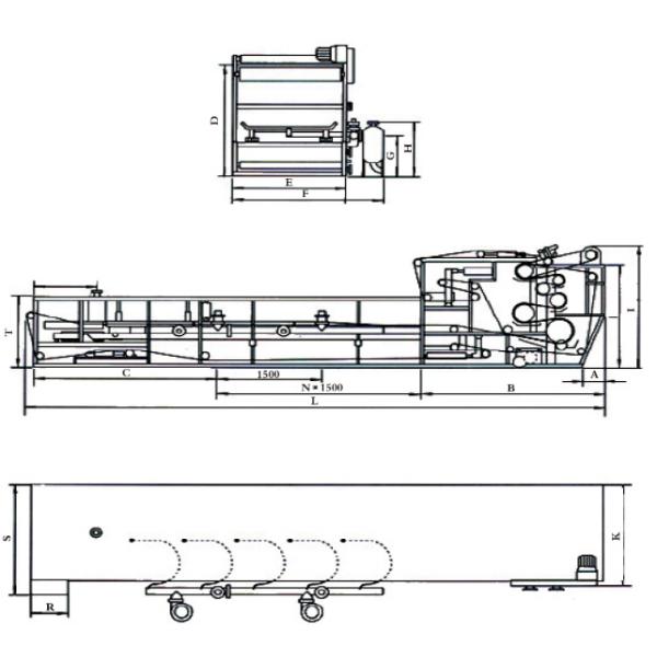 SS Horizontal Vacuum Belt Filter For High Corrosion Industry PLC Control