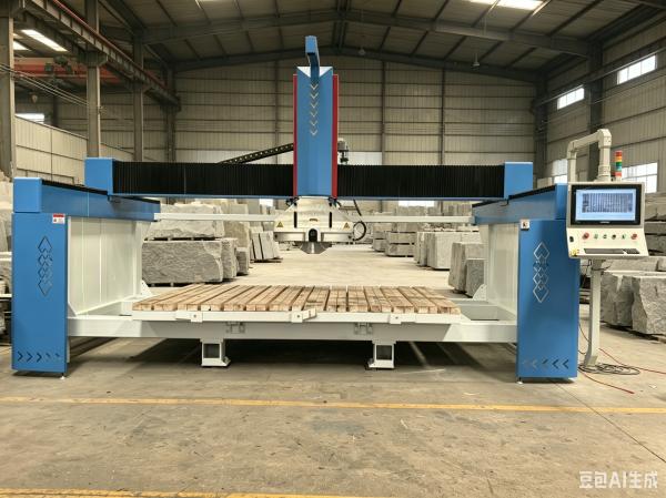 800MM 5 AXIS CNC CUTTER 22KW+750w 3200*2000MM CUT 300MM BRIDGE CUTTING MACHINE SAVE MONEY FREE  AFTER SALES TRAINING CUSTOM LOGO CHAMFER 90 DEGREE CAMERA BLADE TABLE TILT 85 DEGEEE 4500KG CAST IRON