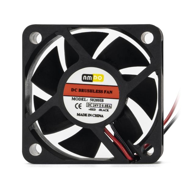Factory Direct Sales of Electric Silent Brushless Axial Fan 5020 12V/24V High-speed DC Cooling Fan OEM/ODM Available.