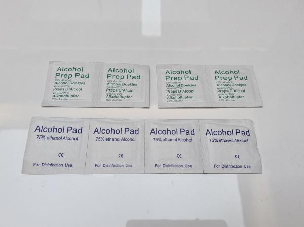4C Printing Alcohol Cleaning Pad Paper Aluminum Film Woven Fabric Material
