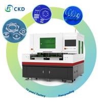 Sistema de control de regla de rejilla de motor lineal XY 150W Máquina de corte láser de velocidad para vidrio