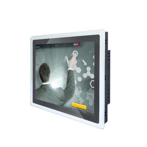 Hôpital 24 pouces tout en un panneau tactile Android Aio Pc sans ventilateur LCD Touch Monitor Écran Pc sans ventilateur Moniteur pour les poubelles