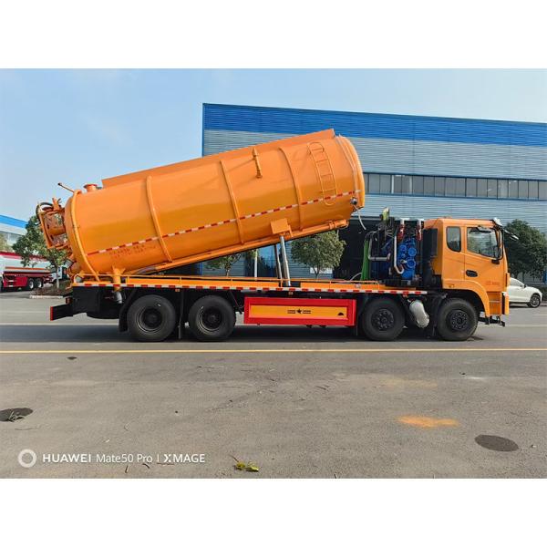 Le camion à aspiration de déchets de nettoyage à haute pression de Dongfeng 10 roues 15000 litres