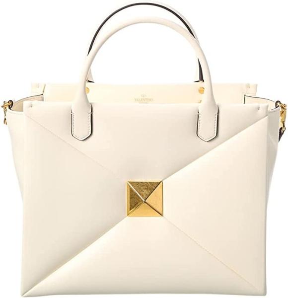 Beige Cheap Valentino One Stud Luxury Brand Handbags Zipper Closure