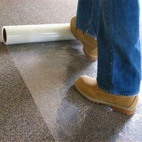 Auto Adhesive Floor Mat, 4 Mil Car Carpet Protector Film | 100 Mats Per Roll | 24 Wide, 200' Long